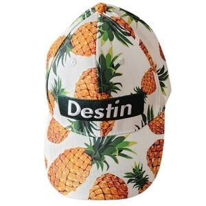 Avin's Island Destin Ajustable Pineapple Print Baseball‎ Cap